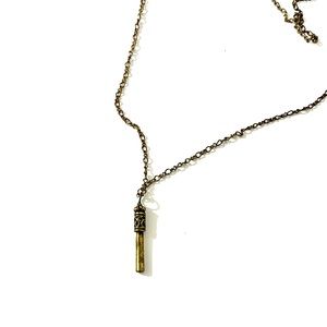 Urban Outfitters minimal long pendant necklace